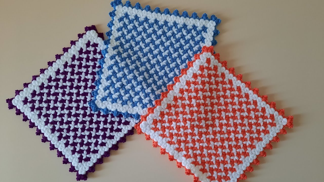 Kaz ayağı desenli kare lif modeli 🦆