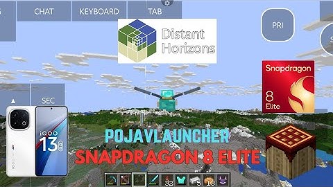 Distant Horizon Mod ZINK on PojavLauncher | Snapdragon 8 Elite | iQOO 13 Gameplay