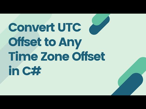 Video: Mikä on ZoneOffset UTC?