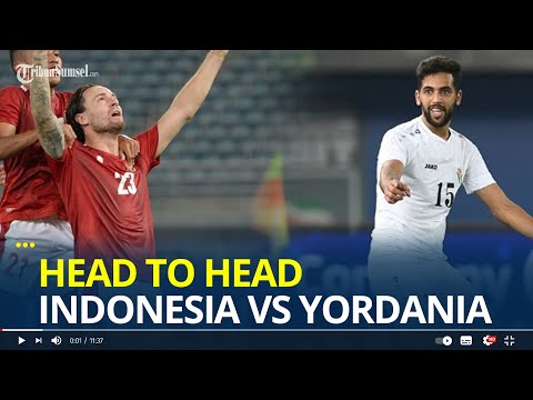 Rekor Pertemuan Indonesia vs Yordania : Tim Garuda Tak Pernah Menang