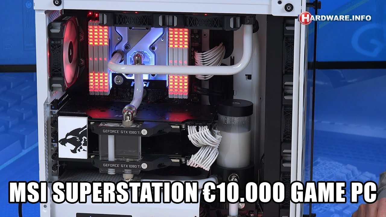 Superstation Computer MSI Superstation €10.000 game pc review - Hardware.Info TV (4K UHD ...
