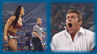 Chyna provokes Steven Richards by wrestling in Bra & Panties: SmackDown!, Sep. 28, 2000