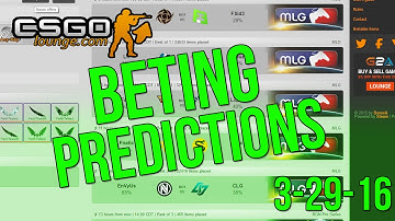 CSGO Lounge Betting Predictions Analyst 3/29/16 - Fnatic vs Splyce, NiP vs FSide3, and more...