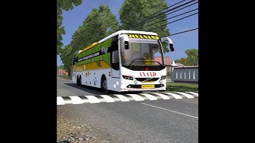 ETS2 | VOLVO B9R | VIJAYANAND INDIAN BUS MOD | (BMI) #shorts #ets2 #bgmi #volvo