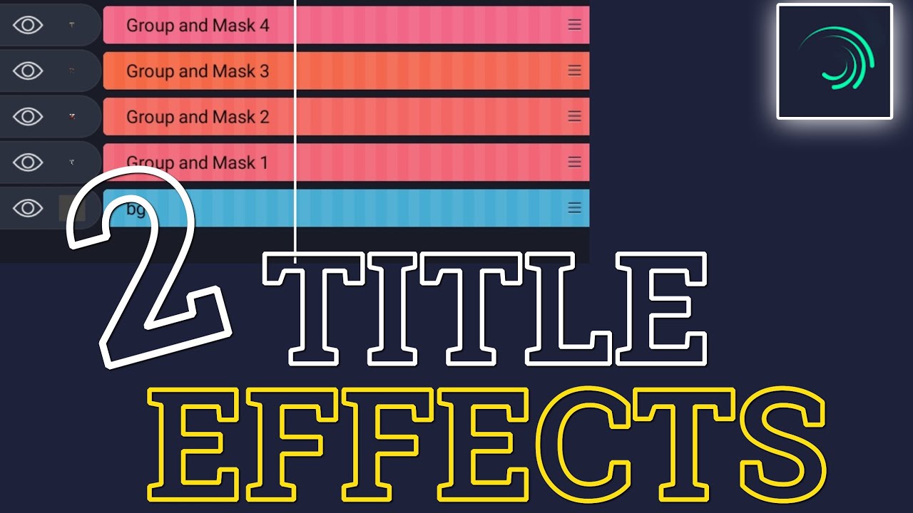2 simple text effects in alight motion(tutorial)advanced alight motion ...