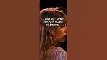 Taylor swift songs with 1B streams 🩷 #taylorswift #shorts #fyp #swiftie #oliviarodrigo