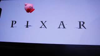 Kirby in the Pixar Animation Studios logo