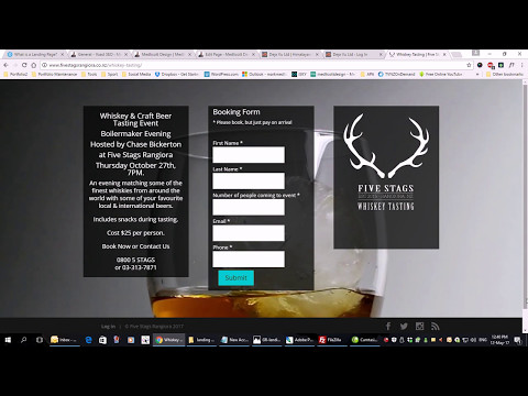 Event Landing Page