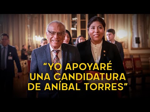 Betssy Chávez no se retira de política y apoyará fielmente una posible candidatura de Aníbal Torres