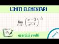 19) calcolo dei limiti elementari - 4 esercizi svolti