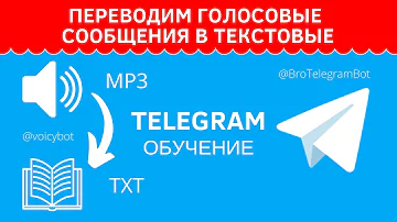 Перевод голосовых сообщений в текстовые сообщения в Telegram