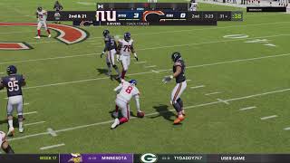 Franchise vs giants 2021 week 17.