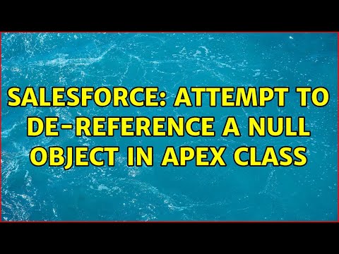 Salesforce: Attempt to