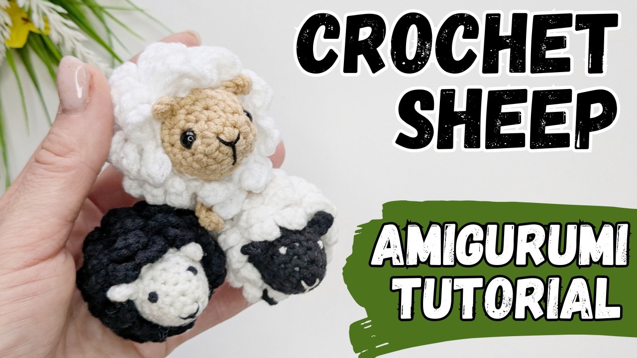 Crochet Sheep, Easy Crochet Mini Amigurumi Sheep