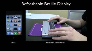 Refreshable Braille Display with iPhone 4G Tutorial