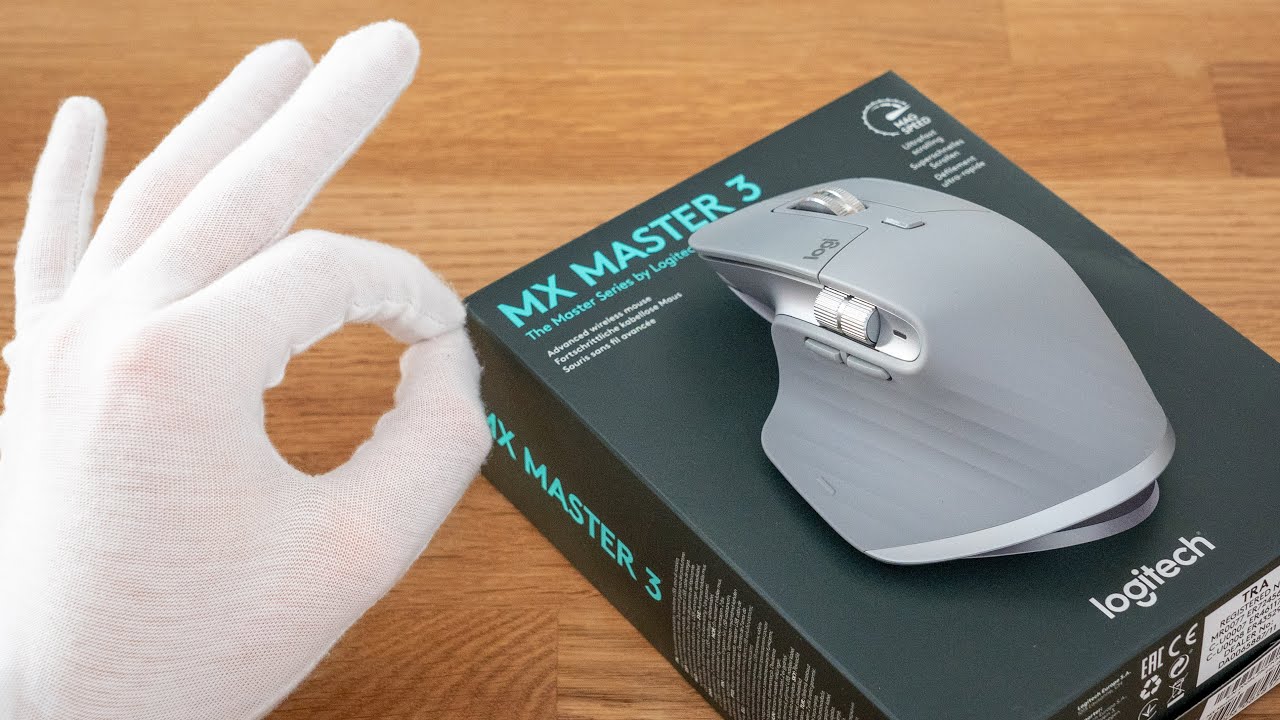 Logitech MX Master Mouse Mid Grey - Relaxed Unboxing ASMR - YouTube