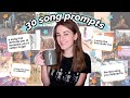 ✰ my favorite songs ✰ answering 30 song prompts!