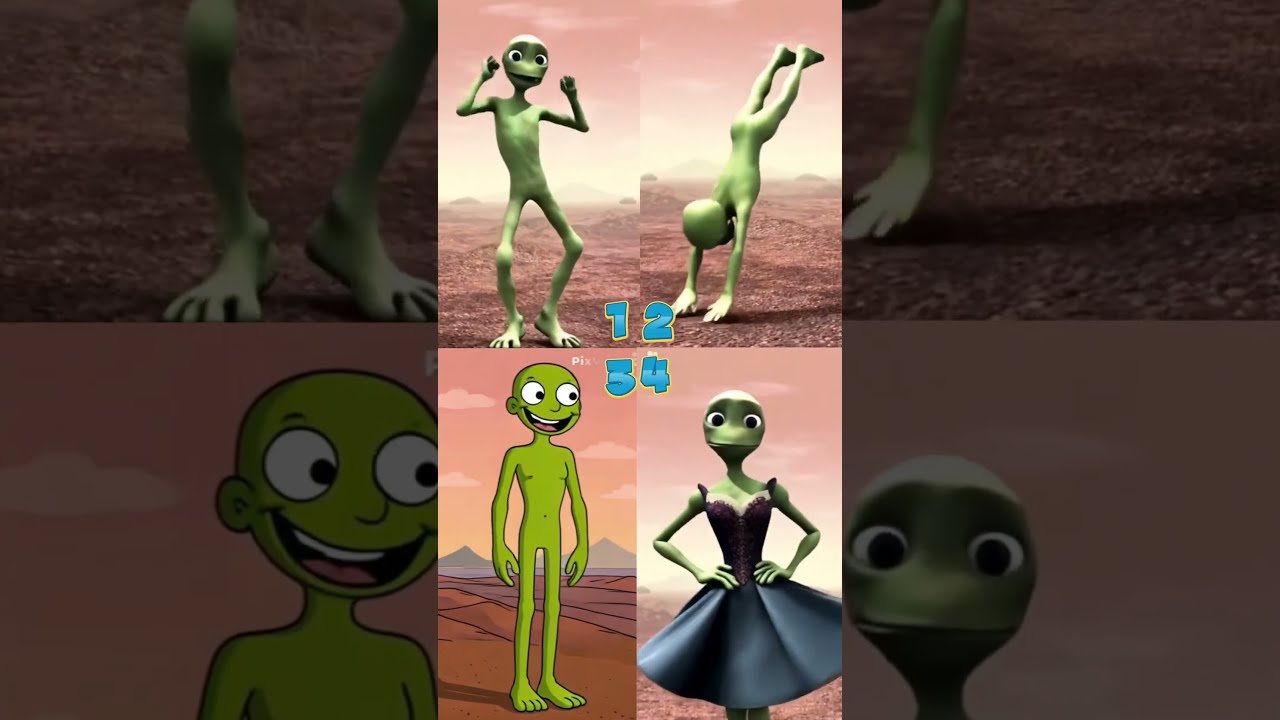 alien dance dam tu cosita viral video👽#aliendancefunny #aliendancememe
