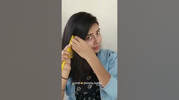 #shots cute & High Ponytail Tutorial HairStyle video 🦋#hairstyle #highponytail #youtubeshots