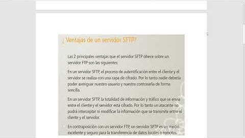 Introducción a servidor SFTP 01