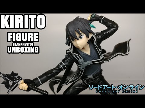 EXO FIGURE Sword Art Online キリト EXQ Figure Sword Art Online Kirito: Banpresto - Tokyo Otaku