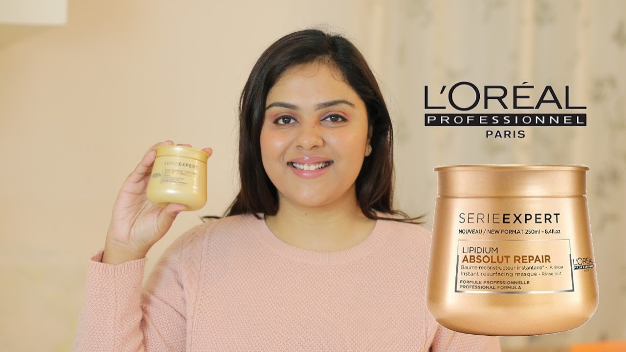 L’Oreal Professionnel Absolut Repair masque Review Tanutalks YouTube