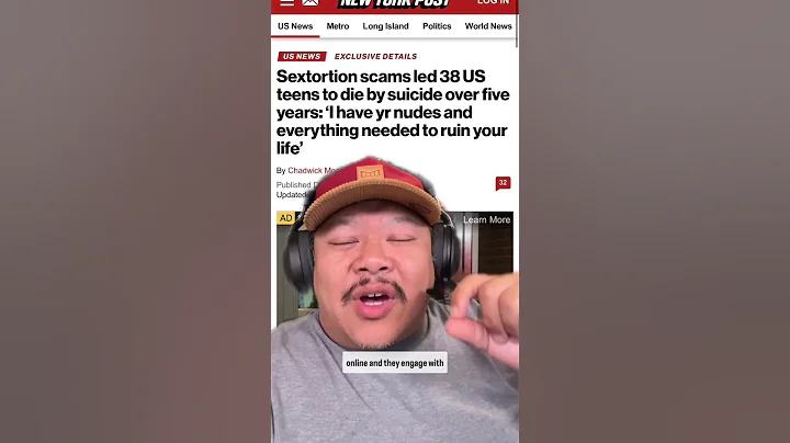 PSA parents : a foreign sextortion scam is targeting teenage American boys ￼