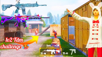 🔥 2 random player call me noob 😳and challenge 1v2 in tdm 🔥#pubgmobile #bgmi #tdm #jonathangaming