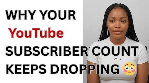 WHY YOUR YOUTUBE SUBSCRIBER COUNT KEEPS REDUCING #creatortips #youtubegrowth #youtubevideos