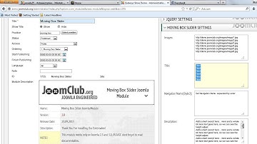 Moving Box Slider Joomla Module