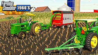 1960'S AMERICAN FARMING- CHOPPING CORN SILAGE & PLOWING! (ROLEPLAY) screenshot 5
