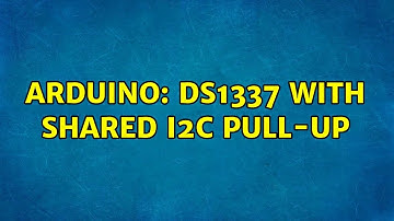 Arduino: DS1337 with shared I2C pull-up