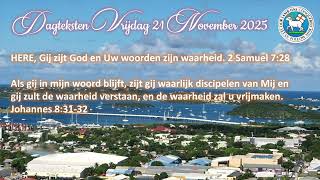 Download Lagu Dagteksten \u0026 Gebed Vrijdag 21 November 2025 EBG Immanuel St  Maarten MP3