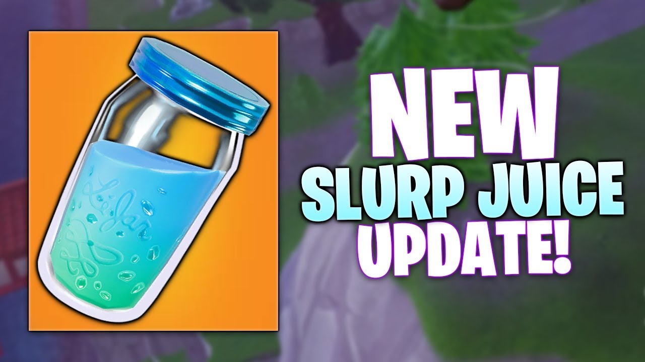 Fortnite NEW Slurp Juice UPDATE Buff Breakdown 5.10 Patch YouTube