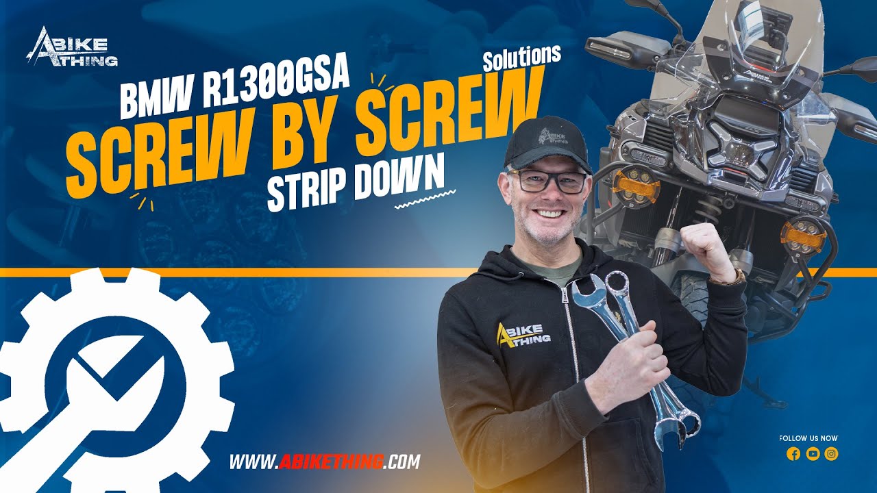 How to Strip Your BMW R1300GSA Down with Confidence | Screw By