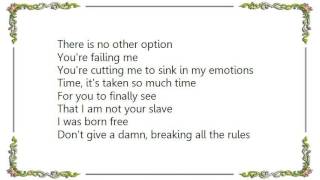 Ill Niño - Breaking the Rules Lyrics