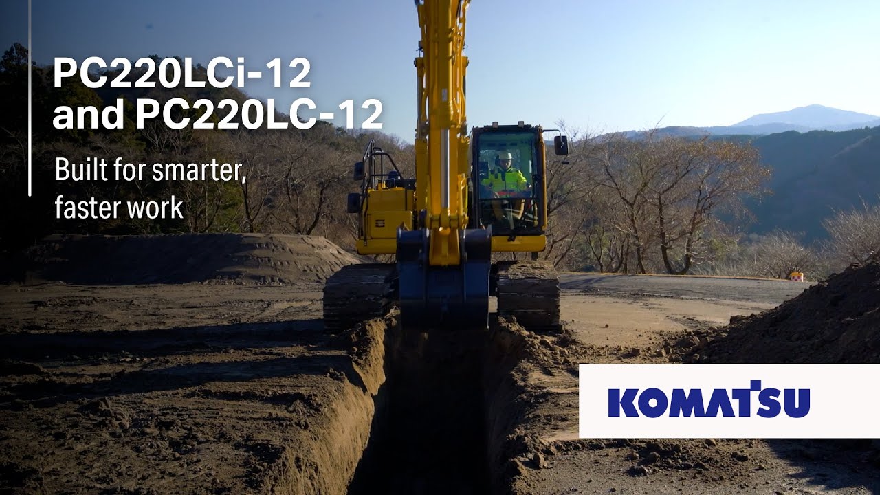 Komatsu PC220LC-12 and PC220LCi-12 excavators: Built for smarter ...
