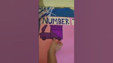 project on number train!🚂#train #project #numbers #agabai #colours #chart #maths #mathsproject