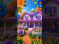 “Abandoned House to Magical Dream Home 🌸 | Ultimate Colorful Garden Transformation”