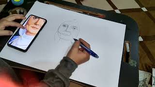 Bibi guzari drawing.  Part 1. #art #sketch #sketchmemory