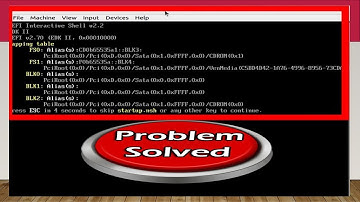 Fixed Error Virtualbox UEFI Interactive Shell v2.2 startup MacOS, Linux, Windows
