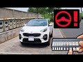 Power steering warning light in Kia Sportage, checking fuses
