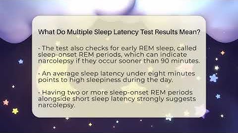 What Do Multiple Sleep Latency Test Results Mean? - Sleep Apnea Support Network