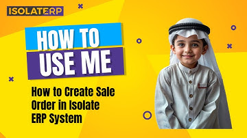 How to Create Sale Order in Isolate ERP System