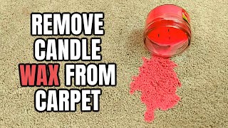 How to Remove Candle Wax Spills From Carpet