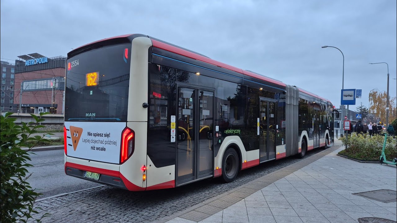 [GAiT] MAN NG544 Lion's City 18 E #2554 - linia 162, kierunek Wrzeszcz PKP