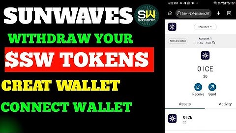 Withdraw your $SW tokens  || connect your wallet || Sunwaves update