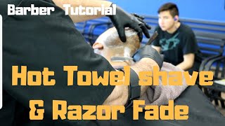 Barber Tutorial - Hot Towel Shave  & Razor Fade - in Realtim screenshot 4