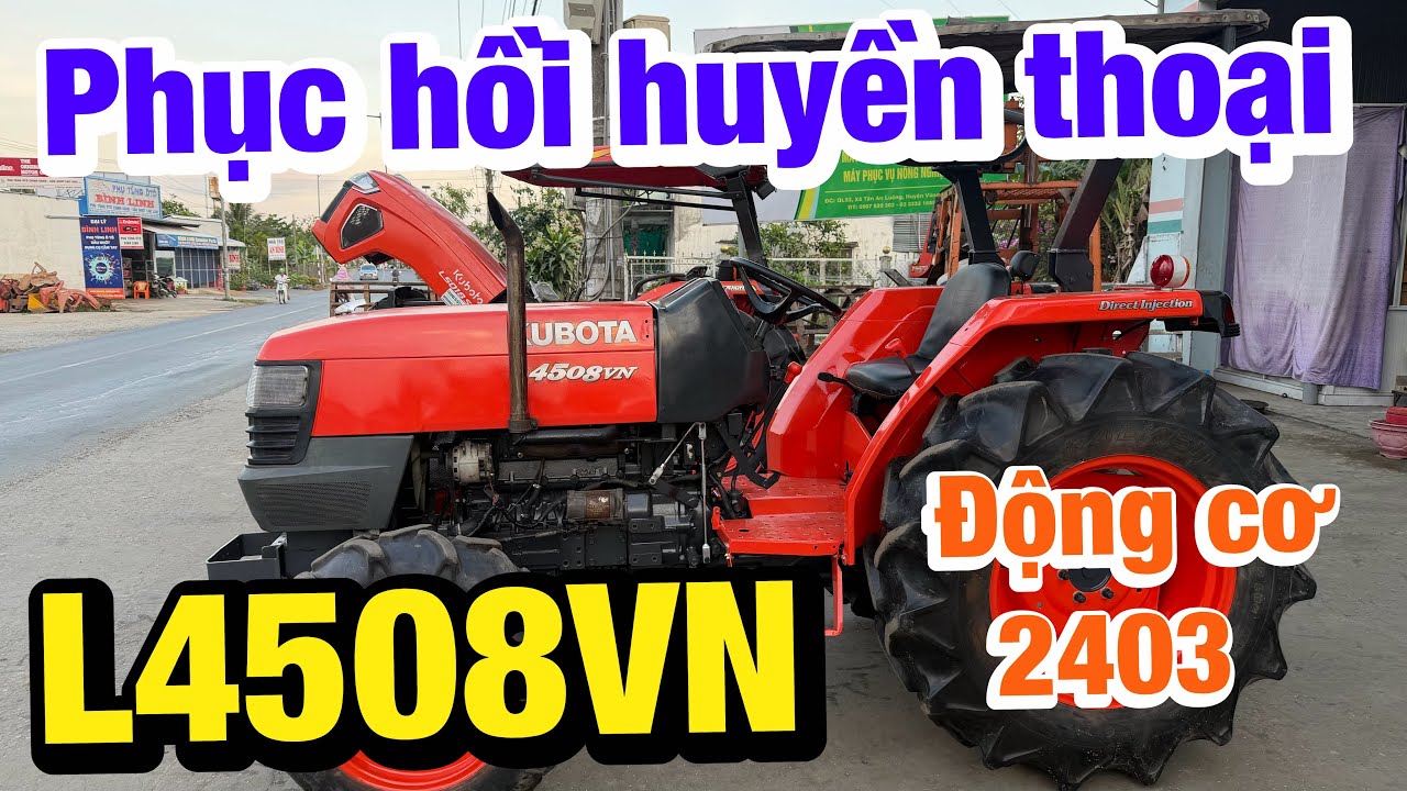 Cập nhật kho máy | Huyền thoại Kubota L4508VN được phục hồi và nâng cấp 