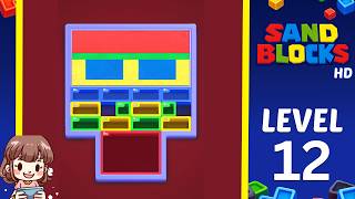 Sand Blocks Level 12 Solution Walkthrough